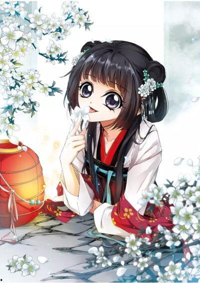 花千骨卡通图片,仙凡情缘，爱恨交织的奇幻之旅