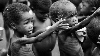 非洲饿死孩子图片,无辜孩童的生存挣扎